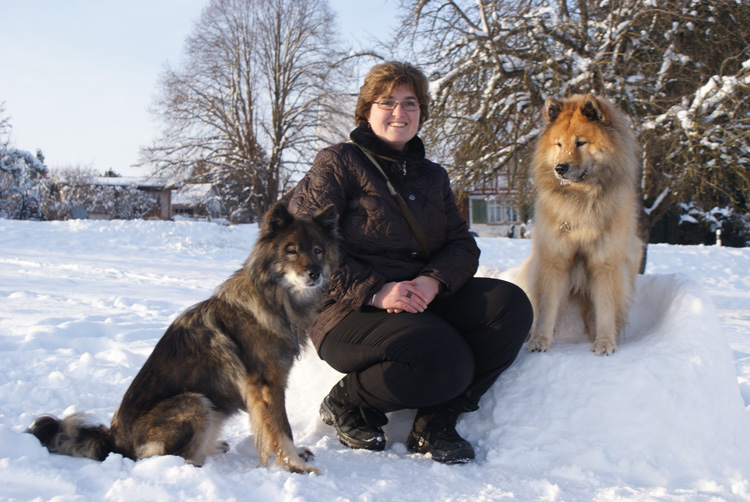 2013_10_chila.jpg - Foto zu dritt: Legro's Mama Chila, ich und Legro