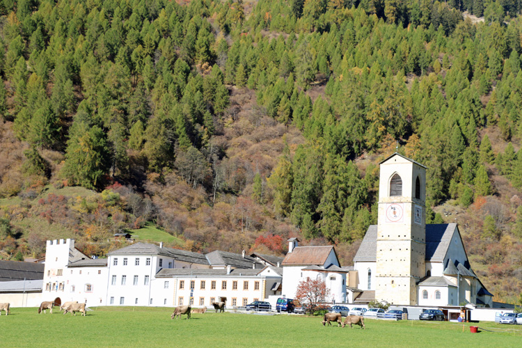 IMG_5151.jpg - Das Kloster St. Johann in Müstair - noch heute wird es bewohnt von Benediktinerinnen.