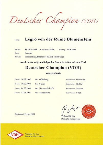 Deutscher Champion VDH