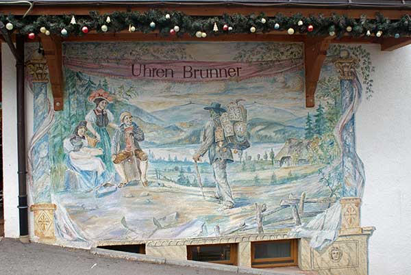 titisee_wandbild2.jpg - Wunderschöne gemalte Szene an einer Hauswand in Titisee