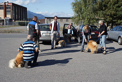 treffen1.jpg - Am Treffpunkt in Chur