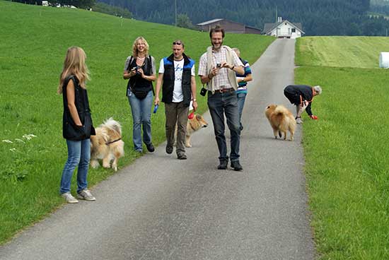 unterwegs_anfang2.jpg - Von Wetzwil starteten wir unseren gemütlichen Spaziergang ins Grüne